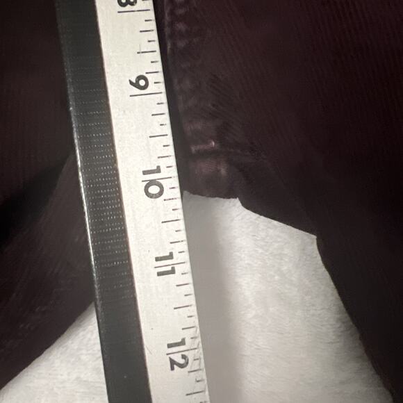 AG Adriano Goldschmied Dylan Men's 32x33 Slim Skinny Burgundy Corduroy Jeans - Picture 11 of 13